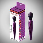 Turbo wand purple wand massager 18 cm 12 speed - obrazek 2