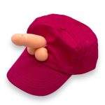 Kinky Pleasure - DS002 - Cap With Penis - Pink - One Size - obrazek 2