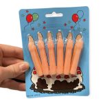 Świeczki-Party Penis Candles 6pcs Pack Flesh - obrazek 2