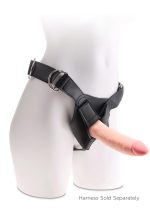 3D Triple Density Cock 7 inch Light skin tone - obrazek 4