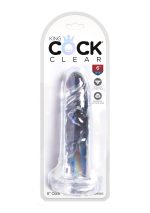 King Cock 6 Inch Cock Transparent - obrazek 2