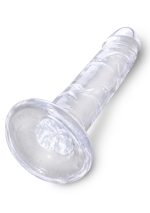 King Cock 6 Inch Cock Transparent - obrazek 4