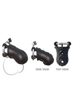 Extreme Silicone Cock Blocker Black - obrazek 5