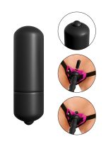Vibrating Strap-On Set Purple - obrazek 4