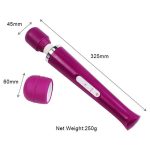 Stymulator-Magic Massager Wand USB White 10 Function - obrazek 3