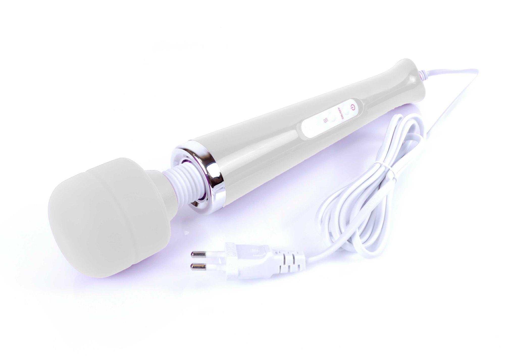 22-00005_1 Stymulator-Magic Massager Wand Cable 110-240V White 10 Function - obrazek 1