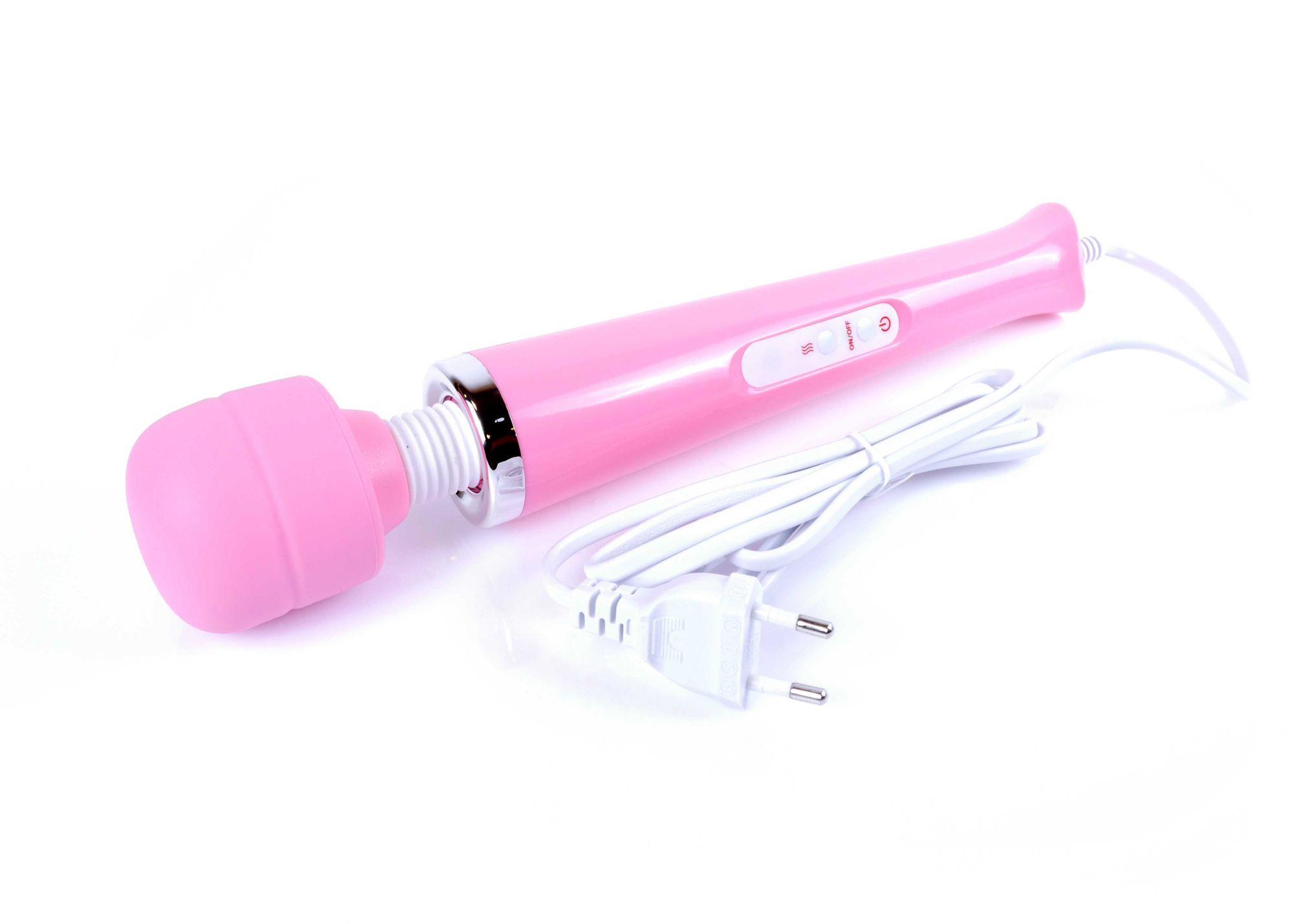 22-00007_1 Stymulator-Magic Massager Wand Cable 110-240V Pink 10 Function - obrazek 1