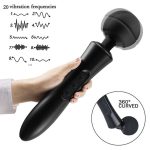 Stymulator-Massager Ultra Powerful -Big USB White 20 Function - obrazek 4