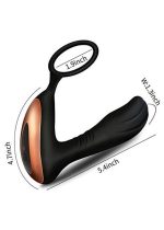 Stymulator-Prostate Massager with Ring USB 10 Function / Remote Control - obrazek 3