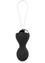 Kulki-Vibrating Silicone Kegel Balls USB 10 Function / Remote control -Black - obrazek 4