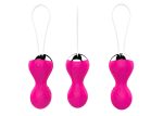 Kulki-Vibrating Silicone Kegel Balls USB 10 Function / Remote control -Pink - obrazek 5
