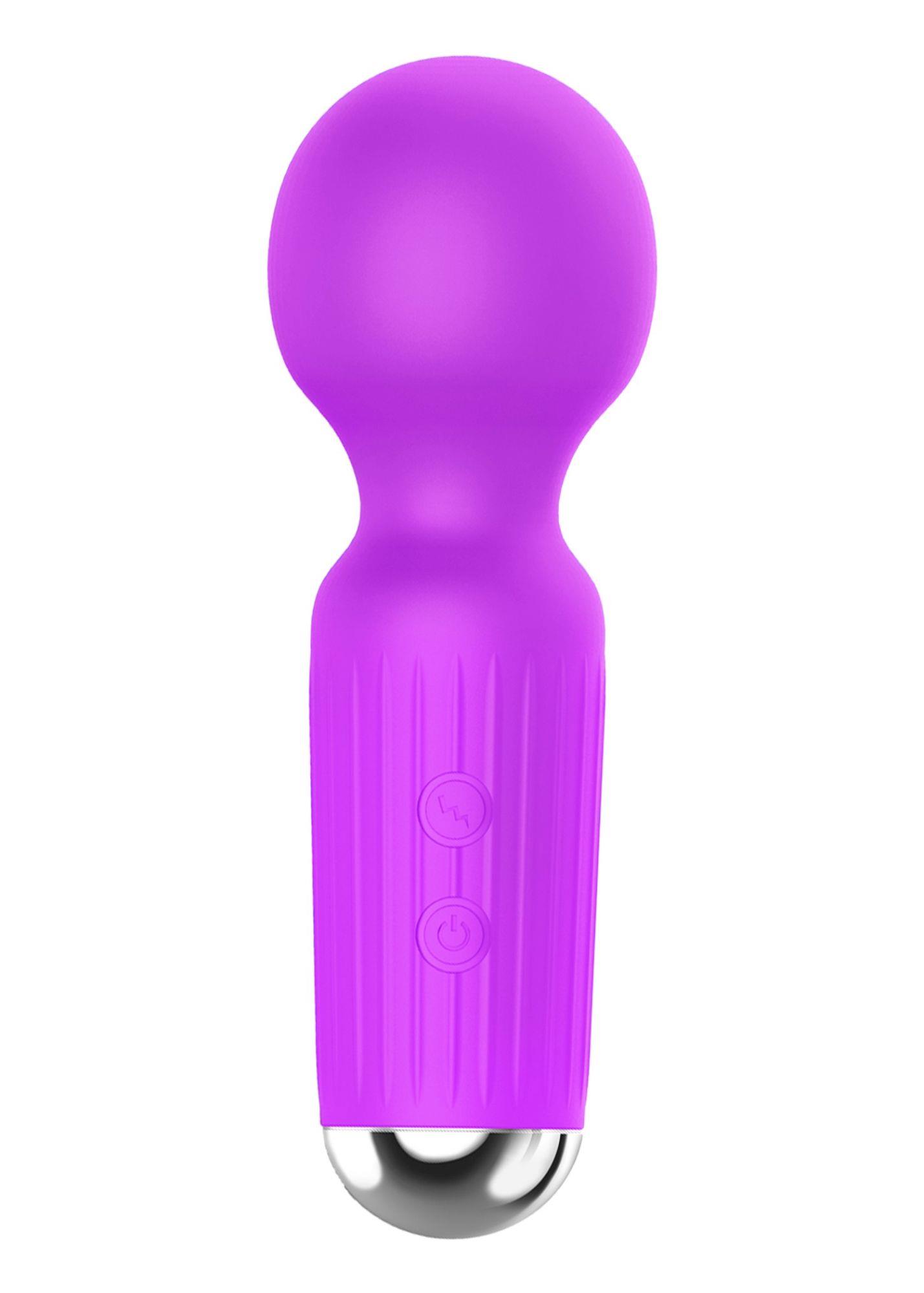 22-00040 Stymulator-Rechargeable Mini Masager USB 20 Functions - Purple - obrazek 1