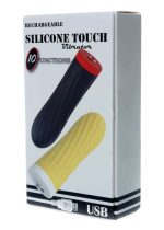 Stymulator-Rechargeable Silicone Touch Vibrator USB 10 Functions - Yellow - obrazek 6