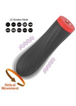 Stymulator-Rechargeable Silicone Touch Vibrator USB 10 Functions - Black - obrazek 2
