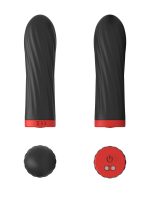 Stymulator-Rechargeable Silicone Touch Vibrator USB 10 Functions - Black - obrazek 4