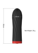 Stymulator-Rechargeable Silicone Touch Vibrator USB 10 Functions - Black - obrazek 5