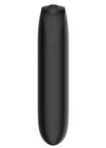Stymulator-Rechargeable Powerful Bullet Vibrator USB 20 Functions - Shine Black - obrazek 5