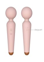 Stymulator-Rechargeable Power Wand USB 10 Functions - Flesh - obrazek 3