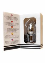 Stymulator-Rechargeable Butt Plug Vibrator USB 10 Functions - Silver - obrazek 7