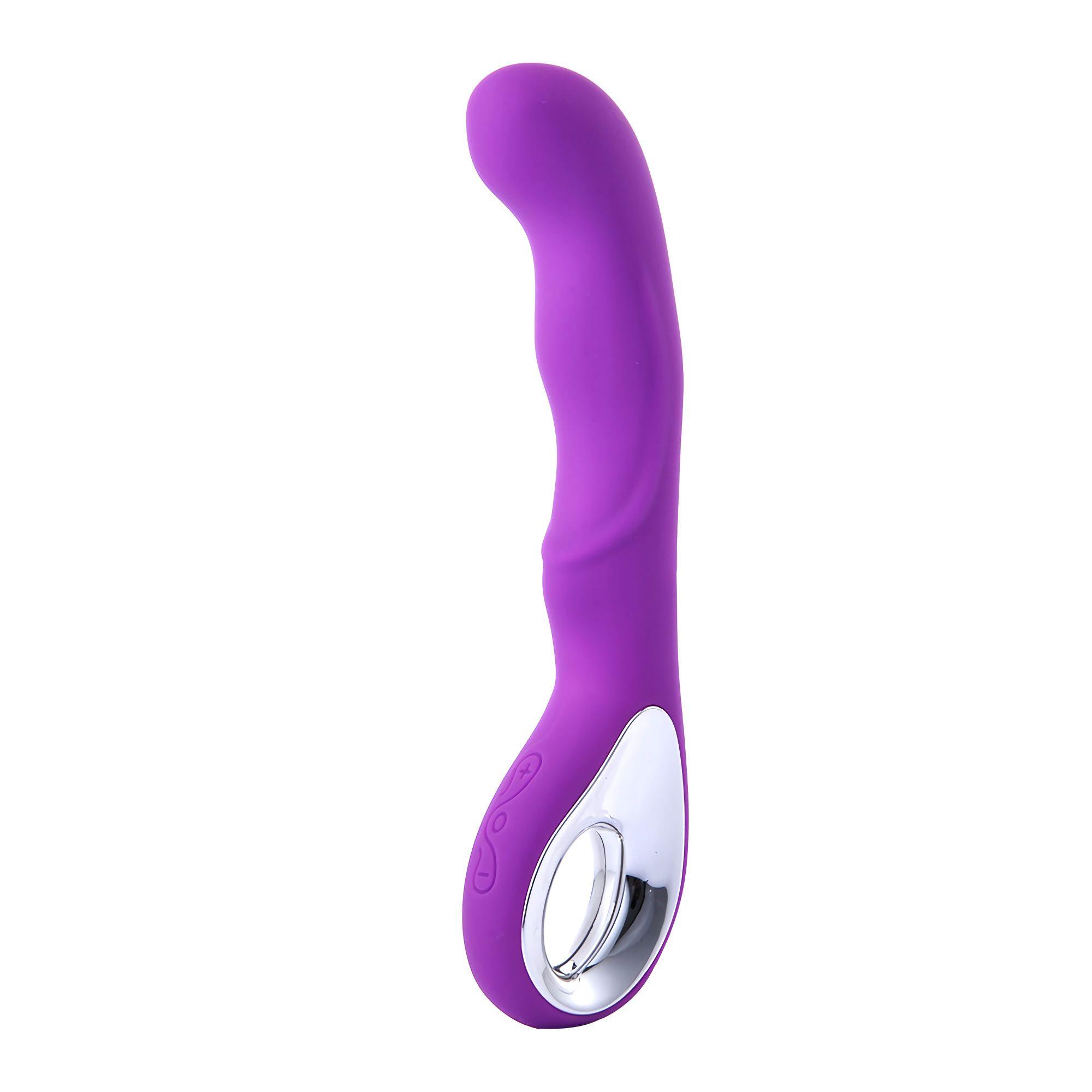 22-00055_01 Vibrator G-spot 10 functions USB Purple - obrazek 1
