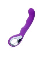 Vibrator G-spot 10 functions USB Purple - obrazek 4