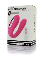 Stymulator - Massager Dual Vibrator USB 5 Functions / Remote Control - obrazek 9
