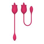 Stymulator - Licking massager with vibrating Egg USB 10 Functions - obrazek 3