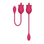 Stymulator - Licking massager with vibrating Egg USB 10 Functions - obrazek 4