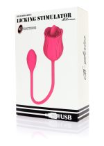 Stymulator - Licking massager with vibrating Egg USB 10 Functions - obrazek 7