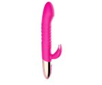 Wibrator - Rechargeable Thrusting Vibrator USB 10 Functions - Heating - obrazek 5