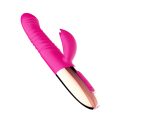 Wibrator - Rechargeable Thrusting Vibrator USB 10 Functions - Heating - obrazek 8