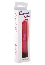 Crystal Ladyfinger Vibrator Pink - obrazek 2