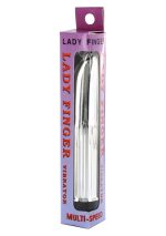 Ladyfinger Mini Vibrator Silver - obrazek 2