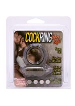 Mini Vibrating Cockring Black - obrazek 2