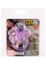 Rabbit Vibrating Cockring Purple - obrazek 2