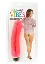 Jelly Glitter Vibrator Pink - obrazek 2