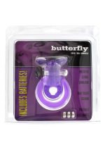 Cock & Ball Ring Butterfly Purple - obrazek 2