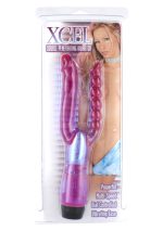 Double Penetrating Vibrator Transparent - obrazek 2