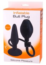 Inflatable Butt Plug M Black - obrazek 2