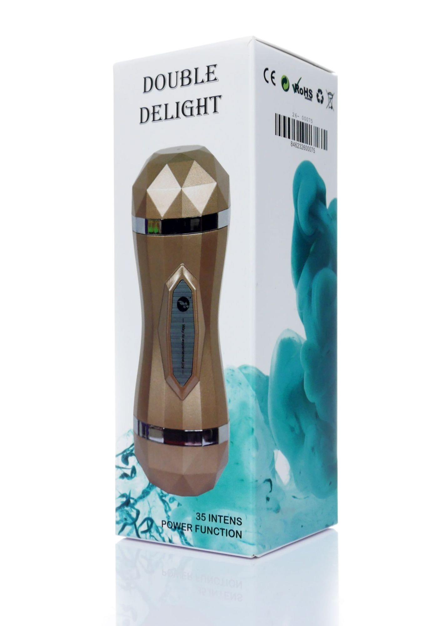 26-00075 Masturbator-Vagina Double Delight 35 function USB - obrazek 1