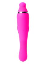 Vibrator-HELEN Pink - 12 vibration functions / 8 stimulation functions USB - obrazek 3