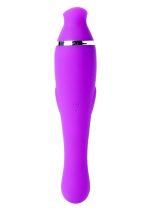 Wibrator-KELLY Purple- 12 vibration functions / 8 stimulation functions USB - obrazek 2