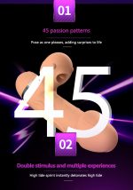 Wibrator-Basia Thtusting Vibrator 2 in 1 Tongue Vibrators USB - obrazek 4