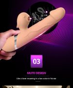 Wibrator-Basia Thtusting Vibrator 2 in 1 Tongue Vibrators USB - obrazek 5