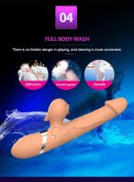 Wibrator-Basia Thtusting Vibrator 2 in 1 Tongue Vibrators USB - obrazek 7