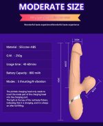 Wibrator-Basia Thtusting Vibrator 2 in 1 Tongue Vibrators USB - obrazek 8