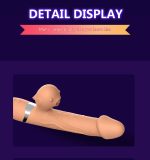 Wibrator-Basia Thtusting Vibrator 2 in 1 Tongue Vibrators USB - obrazek 9