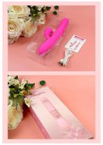 Wibrator-Angelia USB 3 functions of thrusting / 20 vibrations Pink - obrazek 4
