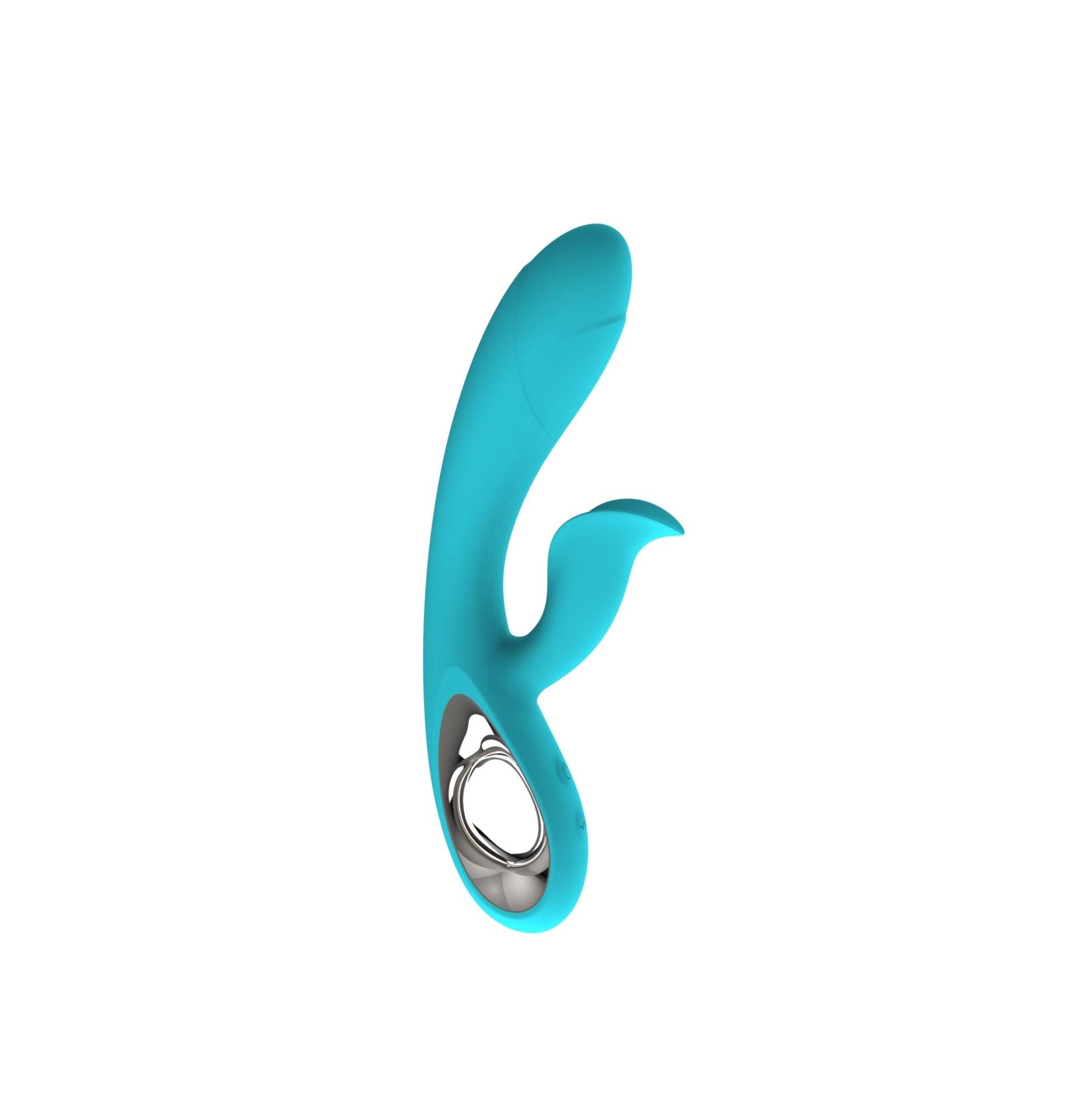 26-00151 Wibrator-Daro,12 funkcji, USB Niebieski - obrazek 1