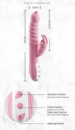 Wibrator-Hannah USB -Pink - obrazek 2